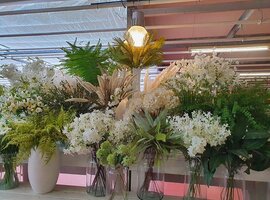 Zijdebloemen en planten